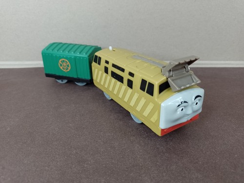 Diesel train and truck - train,