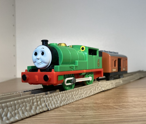 Tomy trackmaster percy train - tomy, &